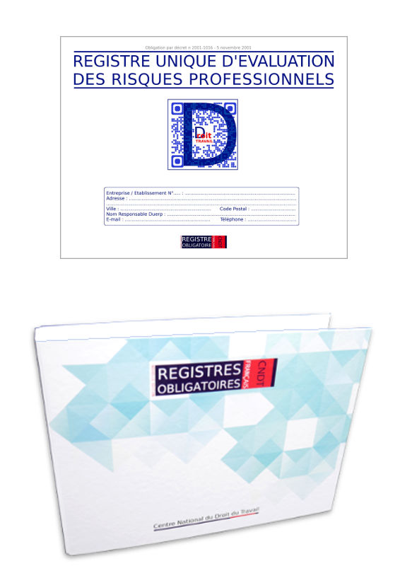Document unique d'évaluation des risques professionnels DUERP + L'affichage des modalités d'accès