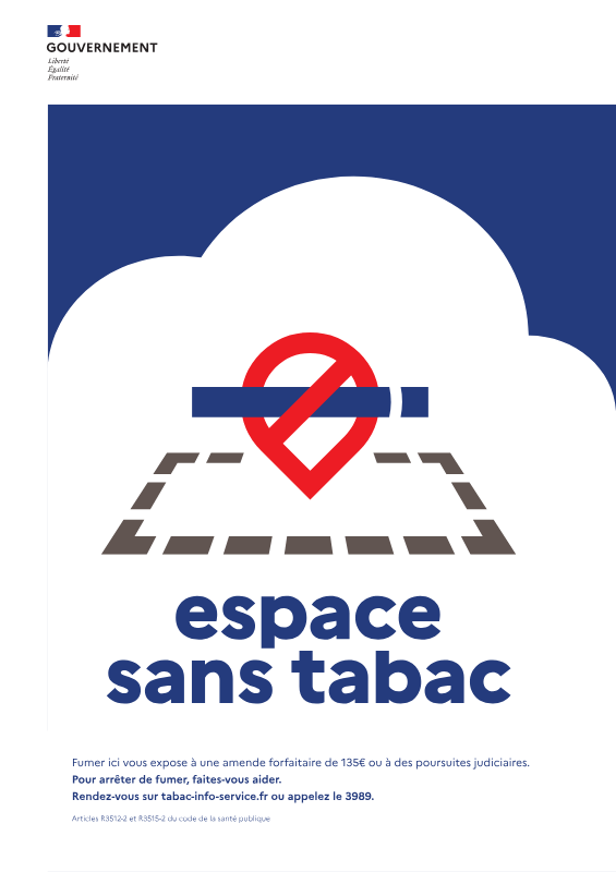 Panneau Périmètre Espace Sans Tabac